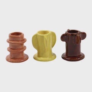 SERAX - Marie Michielssen - Glazed Molly Kandelaar 02 - Set van 3