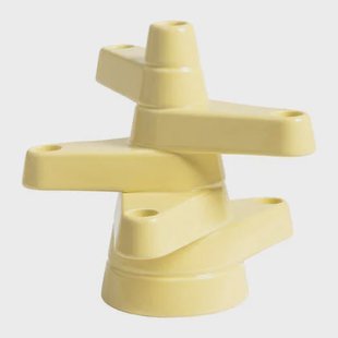 &k amsterdam Brute Kandelaar - Geel