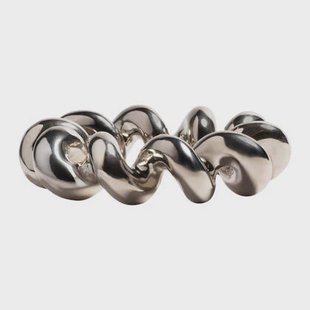 &k amsterdam Trivet Twist Onderzetter - Zilver