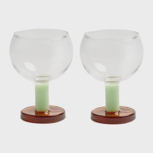 &k amsterdam Cantine Glas 2 st. - Amber