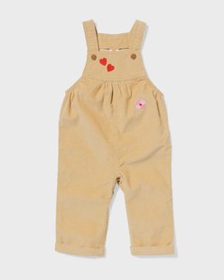 HEMA Babytuinbroek corduroy zand (zand)