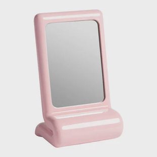 &k amsterdam Vanity Whip Tafelspiegel - Roze