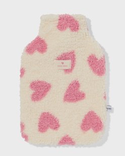 HEMA Kruik 33cm hartjes crème