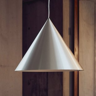 FRANDSEN hanglamp Benjamin, Ø 30 cm, geborsteld aluminium, E27