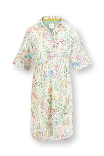 Pip Studio Dewi Nachthemd Korte Mouw Querida Wit XS