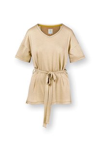 Pip Studio Tonya Top Korte Mouw Little Sumo Stripe Zand XS