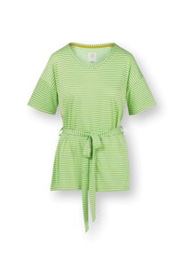 Pip Studio Tonya Top Korte Mouw Little Sumo Stripe Groen XS