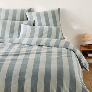 Dekbedovertrek van katoen, Tamori grijsgroen