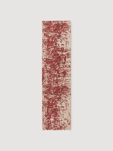 Handgeweven wollen loper Cynthia met abstract patroon