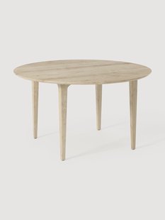 Ronde eettafel Archie van eikenhout, in verschillende formaten
