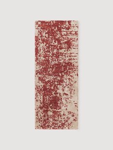 Handgeweven wollen loper Cynthia met abstract patroon