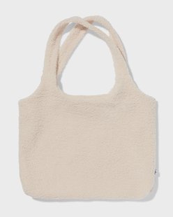 HEMA Schoudertas 50x37cm teddy crème