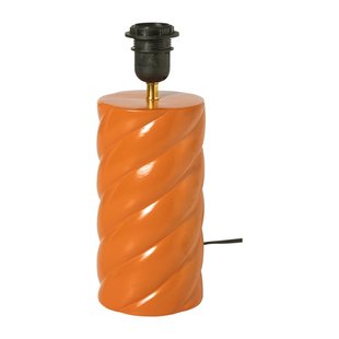 Lampvoet spekje - oranje - ø11x32 cm
