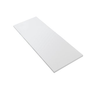 Topblad T.B.V Wastafelonderkast BWS Wanda Zonder Afvoergat 120x1,2x52,5 cm Mat Wit