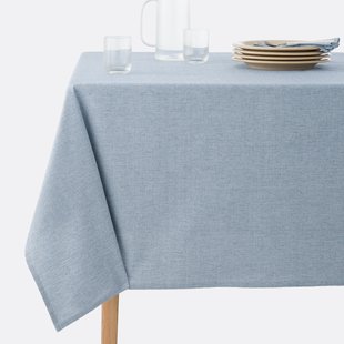 Tafelkleed in geweven-geverfd katoen, Navao