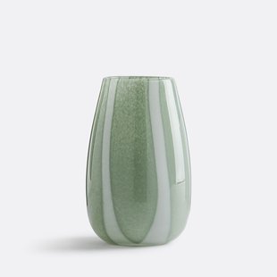 Glazen vaas met strepen, Malco