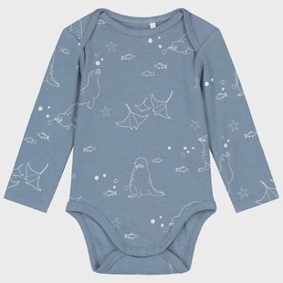 Prénatal romper zeehond rib