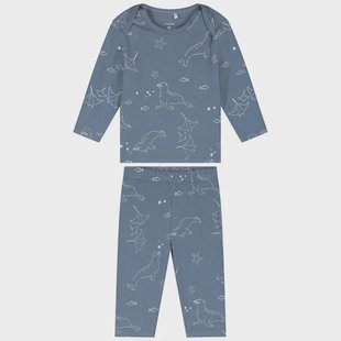 Prénatal baby pyjama zeehond rib