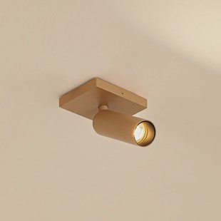 Arcchio plafondspot Brinja Slim, bruin, 1-lamp, GU10 MR11