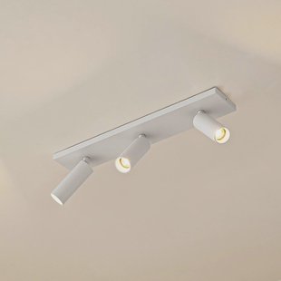 Arcchio plafondspot Brinja Slim, wit, 3-lamps, GU10 MR11