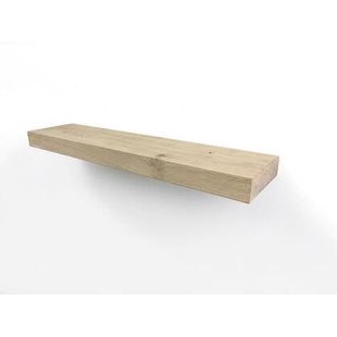 Woodbrothers Zwevende wandplank eiken recht 20x15cm
