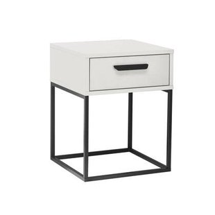 Nachtkastje Sil Wit - Hout - 40x52x39cm (BxHxD)