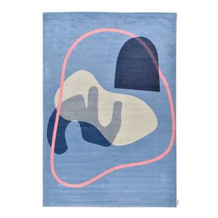 Tom Tailor Shapes Vloerkleed 140 x 200 cm - Blauw