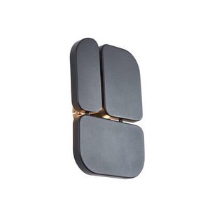 QAZQA Design wandlamp zwart 3-lichts - Planes