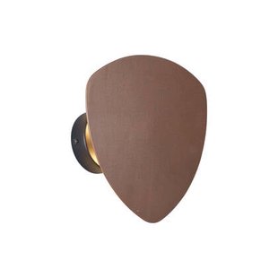 QAZQA Design wandlamp brons organisch 20 cm 2-lichts - Pulley