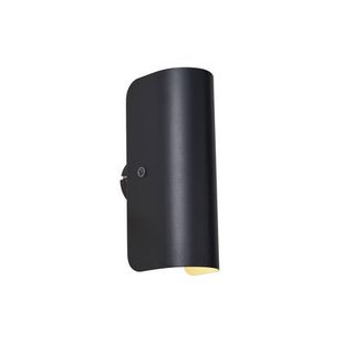 QAZQA Moderne wandlamp zwart 2-lichts - Gotthard