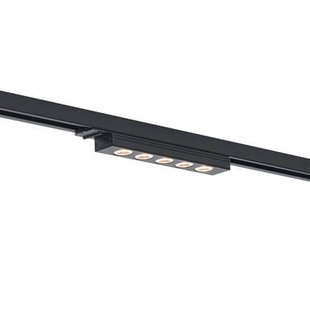 QAZQA Moderne plafondlamp zwart voor railsysteem 1-fase 5W 370 lm