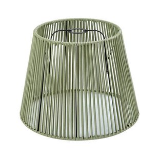 QAZQA Buiten lampenkap met groen touw IP54 40|28|30 - Jayla