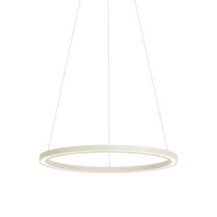 QAZQA Design hanglamp beige 60cm incl. LED 3-staps dimbaar - Girello