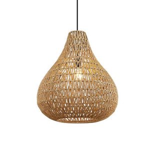 QAZQA Scandinavische hanglamp bruin 45cm - Lina Natural