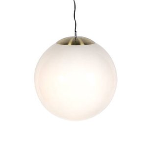 QAZQA Smart Scandinavische hanglamp goud met opaal glas 50cm incl.