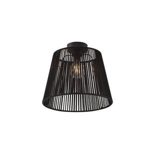 QAZQA Japandi buiten plafondlamp met zwart touw IP54 - Jayla