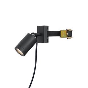 QAZQA Buitenspot zwart voor aan boom GU10 50mm draai- en kantelbaar