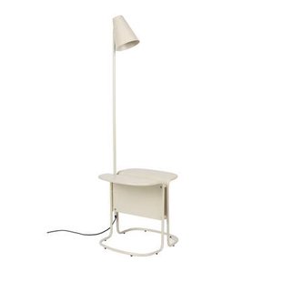 Zuiver Lustor Vloerlamp + Bijzettafel Beige