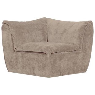 WOOOD Baggy Hoekelement - 3D Chenille - Zand - 81x96x96