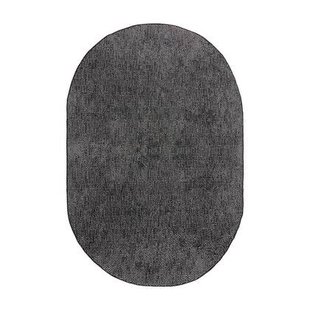 Eva Interior Buitenkleed Dahl Ovaal - Zwart - Dubbelzijdig