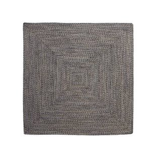 Boho&me Vloerkleed katoen vierkant - Joy blauw - 120x120 cm