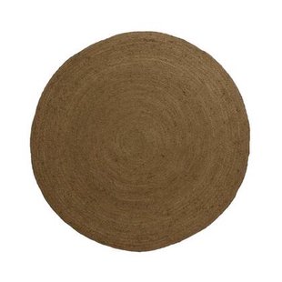 Boho&me Rond jute vloerkleed - Pure - olijfgroen [special edition] -