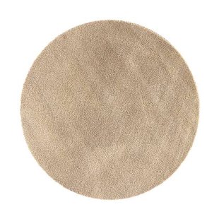 Nest living Metta rond teddystof vloerkleed - beige - Ø 200 cm