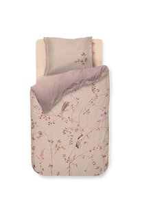 Pip Studio Dekbedovertrekset Bamboo Blossom Khaki 140x200/220cm