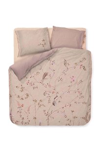 Pip Studio Dekbedovertrekset Bamboo Blossom Khaki 260x200/220cm