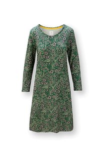 Pip Studio Danai Nachthemd Lange Mouw Daisy Dreams Groen L