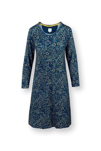 Pip Studio Danai Nachthemd Lange Mouw Daisy Dreams Blauw M