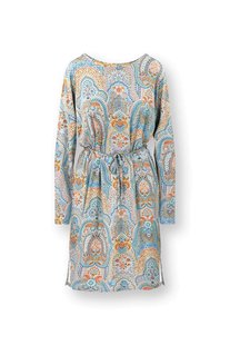 Pip Studio Dido Nachthemd Lange Mouw Jabali Blauw L