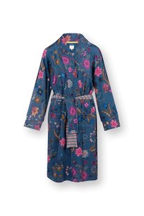 Pip Studio Nisha Kimono Coco Flower Blauw L