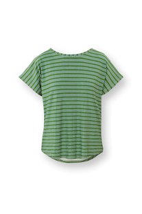 Pip Studio Tatum Top Korte Mouw Kente Stripe Groen L